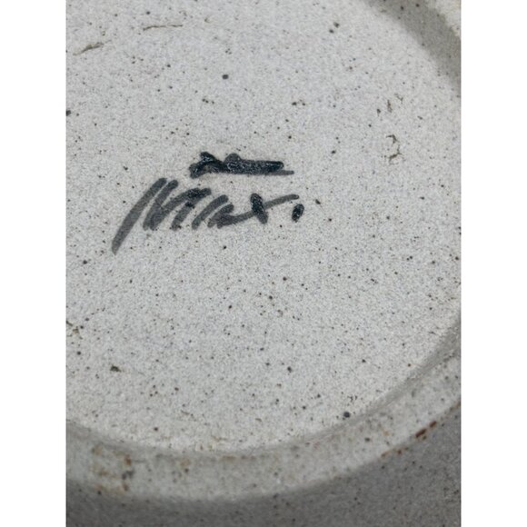 Vintage Mexican Pottery Vase signed Hand Painted Family - Picture 8 of 8